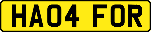 HA04FOR