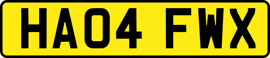 HA04FWX