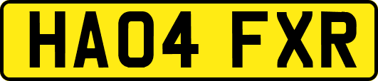 HA04FXR