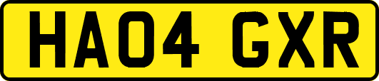 HA04GXR