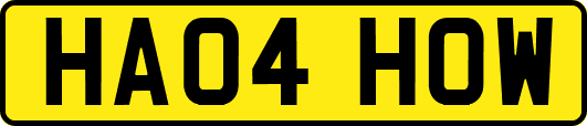 HA04HOW