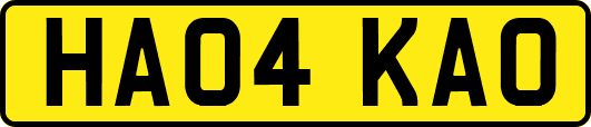 HA04KAO
