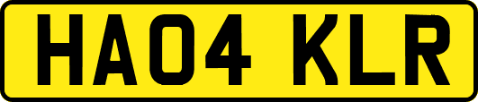 HA04KLR