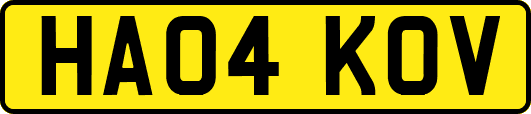 HA04KOV