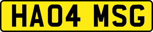 HA04MSG