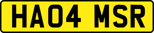 HA04MSR