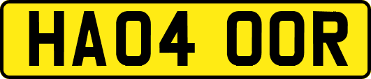 HA04OOR