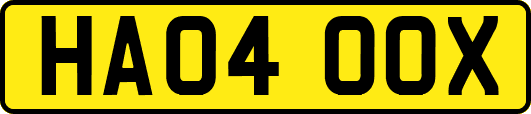 HA04OOX