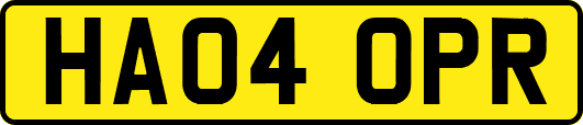 HA04OPR
