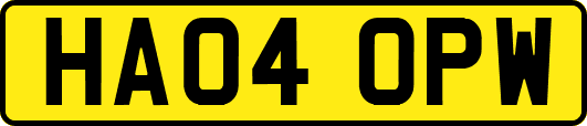 HA04OPW