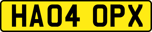 HA04OPX