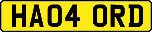HA04ORD