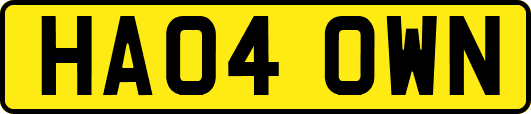 HA04OWN