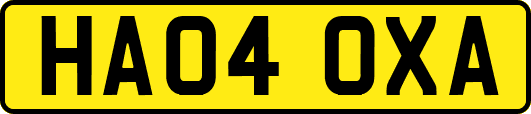 HA04OXA