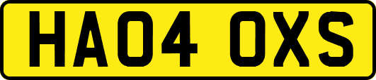 HA04OXS