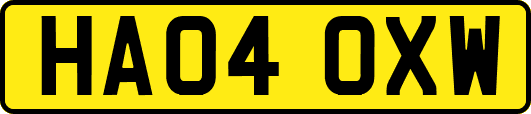 HA04OXW