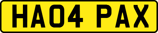 HA04PAX