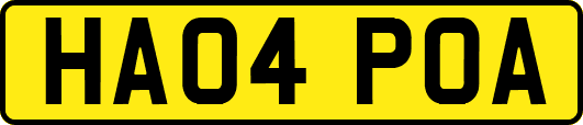 HA04POA