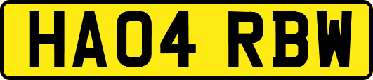 HA04RBW