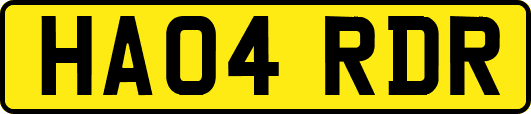 HA04RDR
