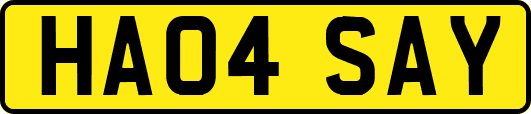 HA04SAY