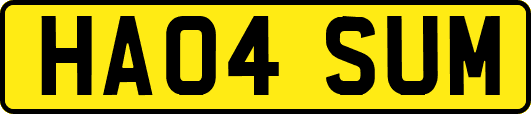 HA04SUM