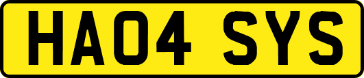 HA04SYS