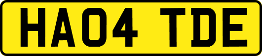 HA04TDE