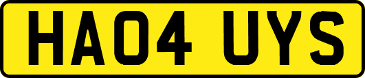 HA04UYS