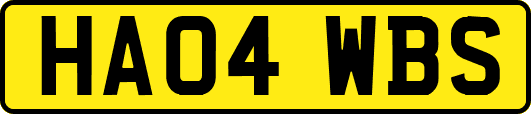 HA04WBS