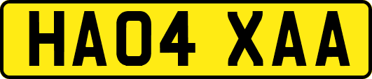 HA04XAA