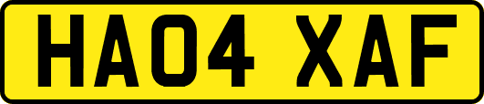 HA04XAF