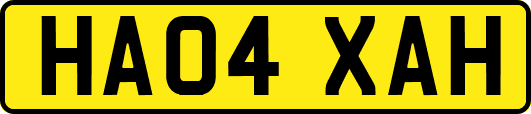 HA04XAH