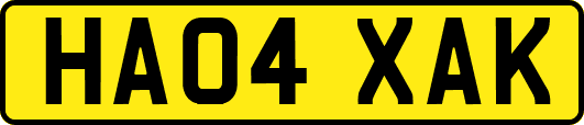 HA04XAK