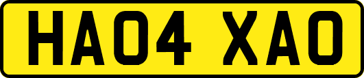 HA04XAO