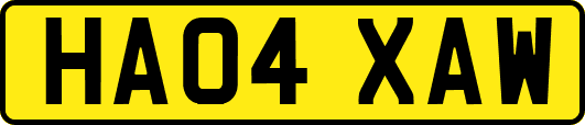 HA04XAW