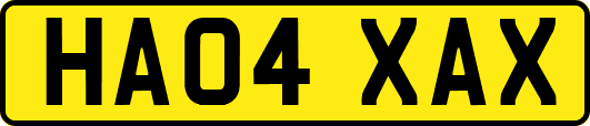 HA04XAX