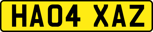 HA04XAZ