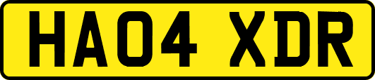 HA04XDR