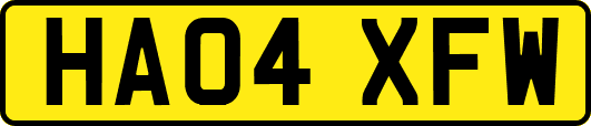 HA04XFW