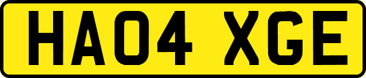 HA04XGE