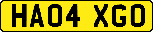 HA04XGO