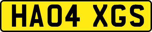 HA04XGS