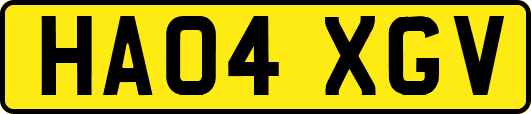 HA04XGV