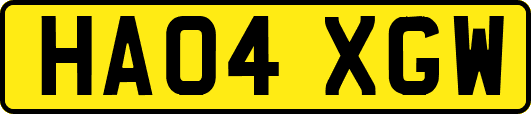 HA04XGW