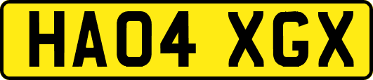 HA04XGX