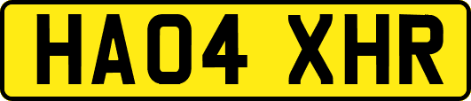 HA04XHR