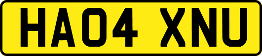 HA04XNU