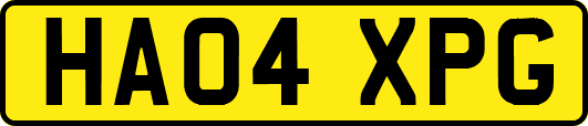 HA04XPG