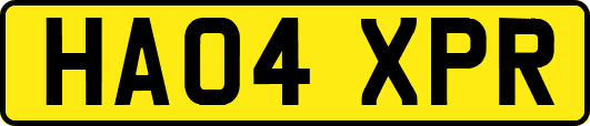 HA04XPR